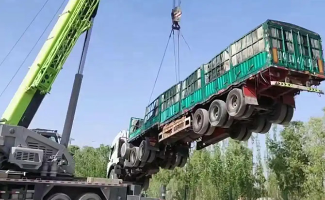 临武道路脱困救援案例